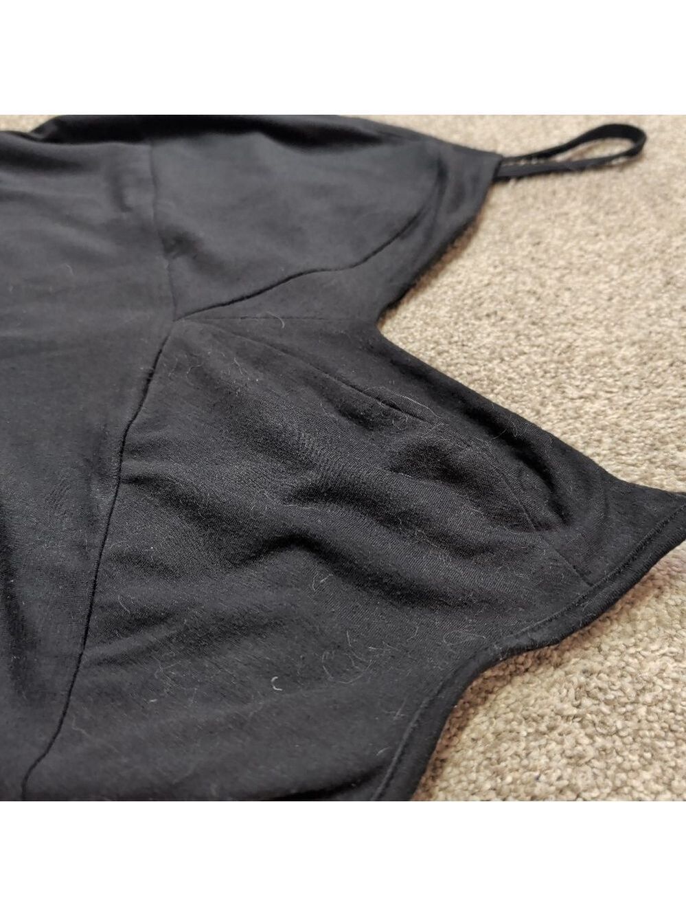 Women's Mossimo Black Sleeveless V-Neck Dress Size L - Picture 2 of 5